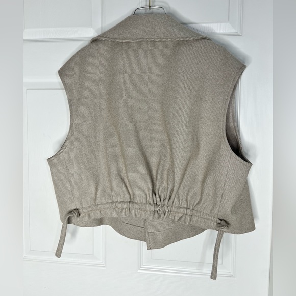 Neutral Taupe Women’s Vest Jacket Sz XXL - Picture 5 of 5